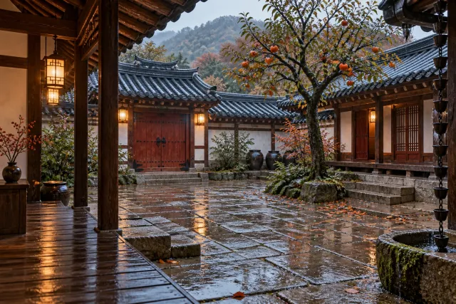 Hanok Rain