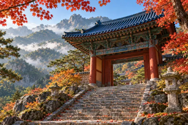 Temple Autumn