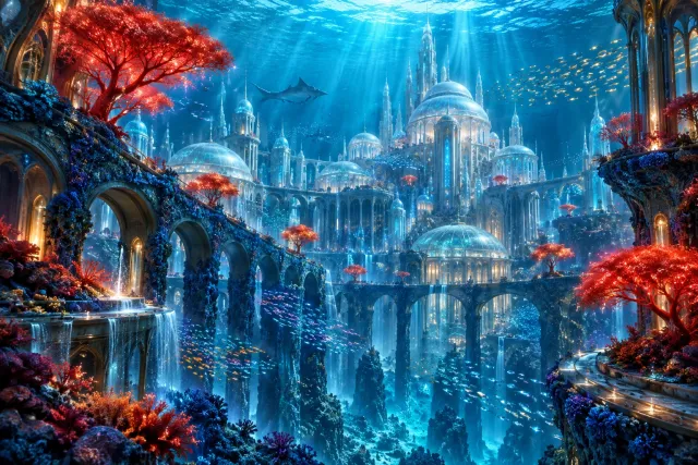 Bioluminescent City