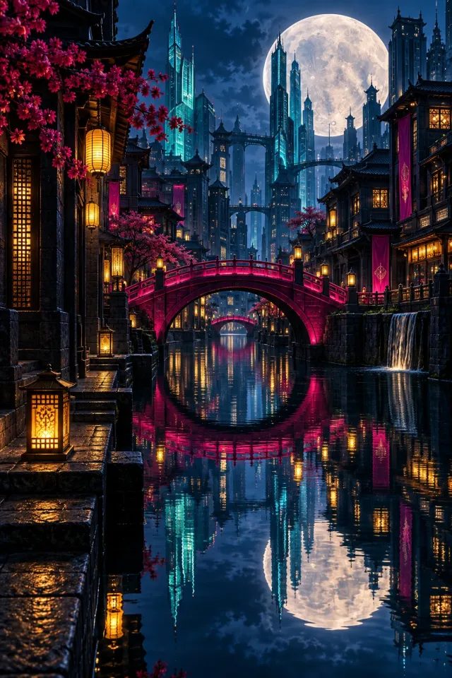 Fuchsia Canal City