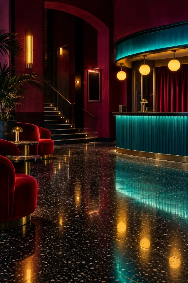 Magenta Cinema Lobby